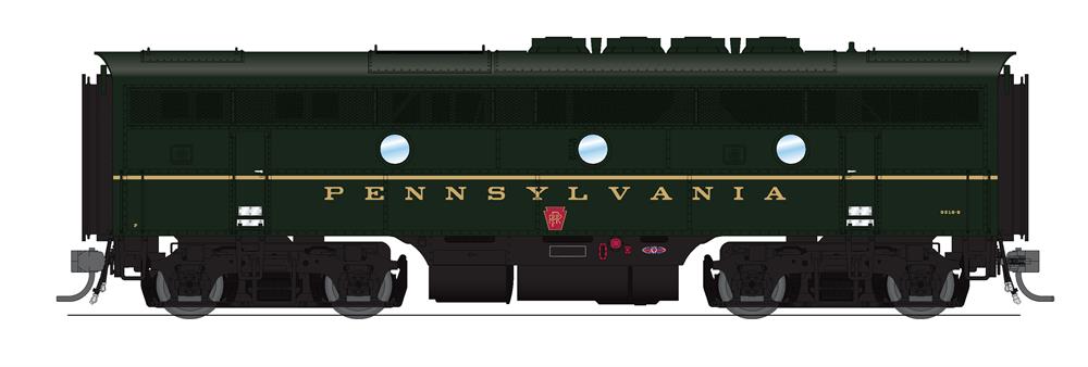 Broadway Limited 6668 HO PRR EMD F3B Diesel Locomotive Sound/DCC #9504B