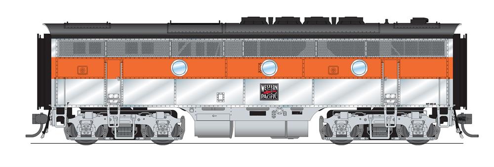 Broadway Limited 6669 HO WP EMD F3B Diesel Locomotive Sound/DCC #801B