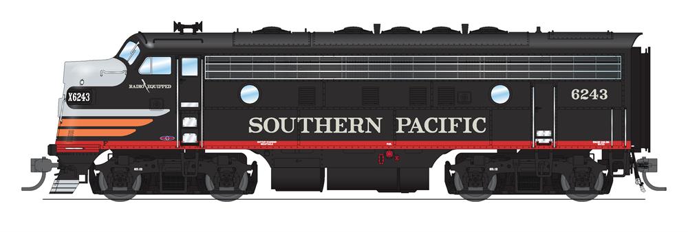 Broadway Limited 6694 HO SP EMD F7A Diesel Locomotive Sound/DCC #6244