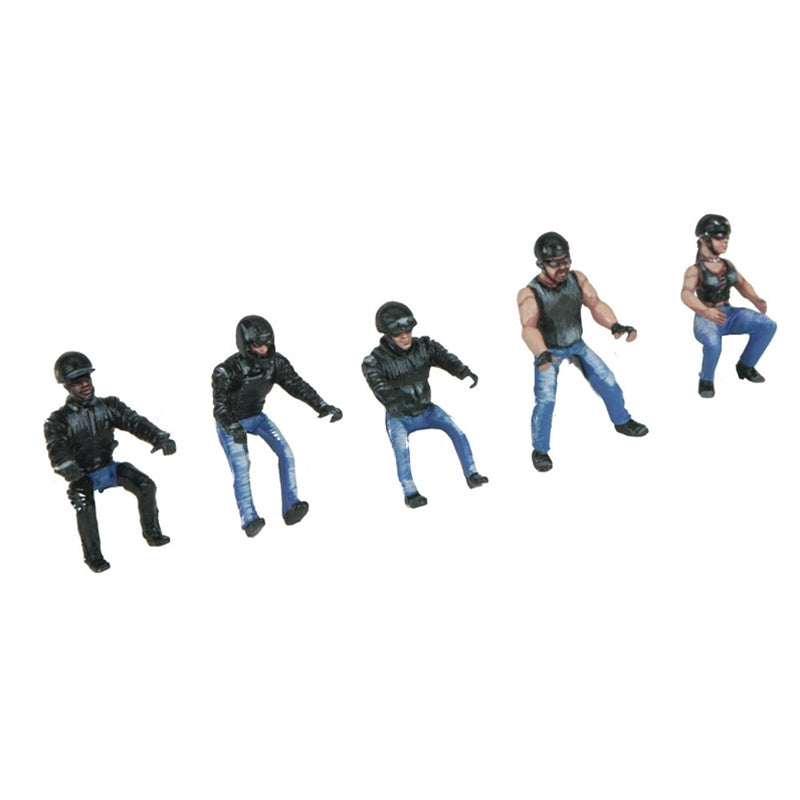 Atlas 66919  O Motorcycle Figure (Set of 5)