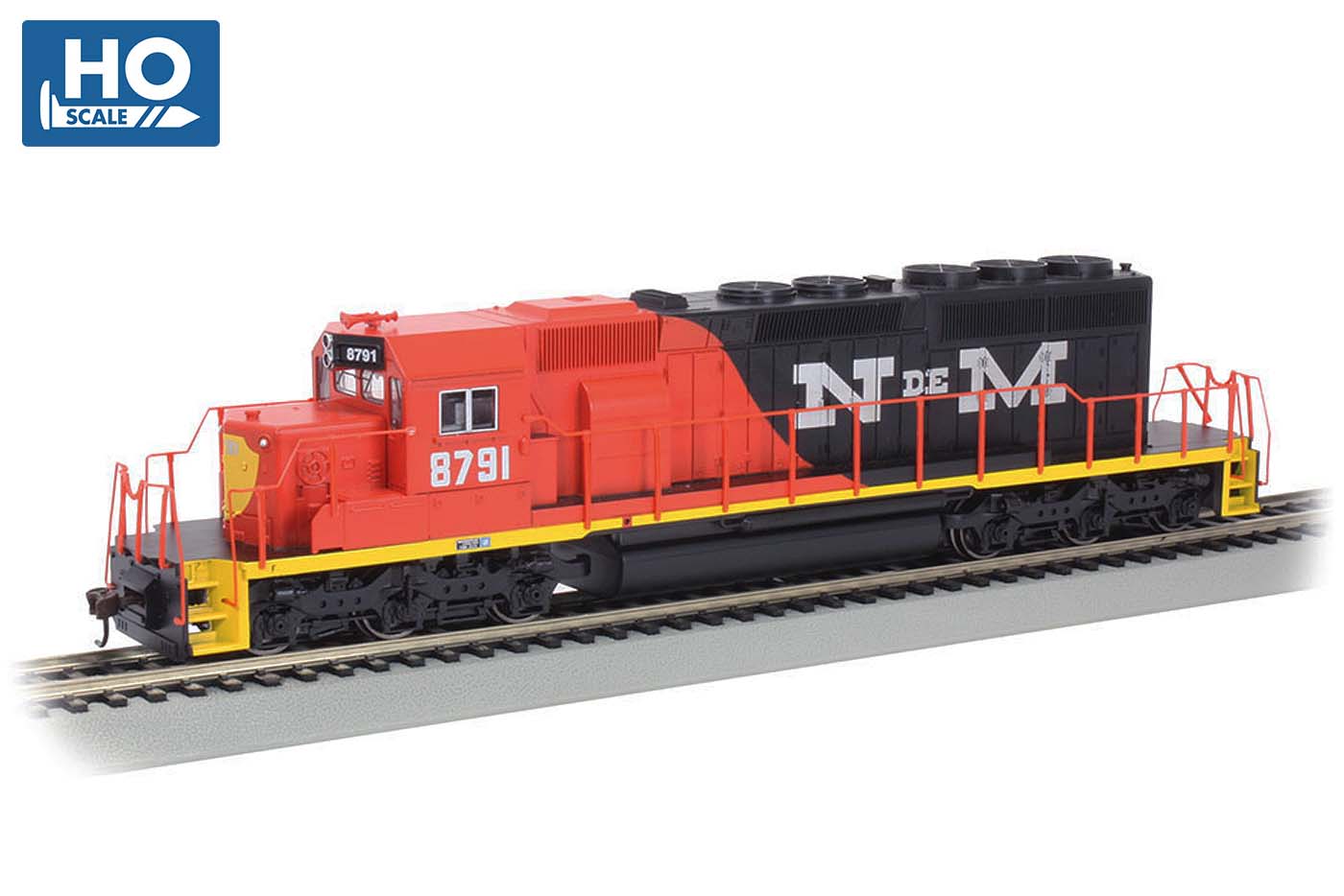 Bachmann 67028 HO National Railways of Mexico EMD SD40-2 Diesel Locomotive #8791