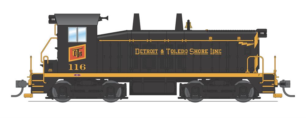 Broadway Limited 6744 HO DTS EMD SW7 Diesel Locomotive with Sound #116