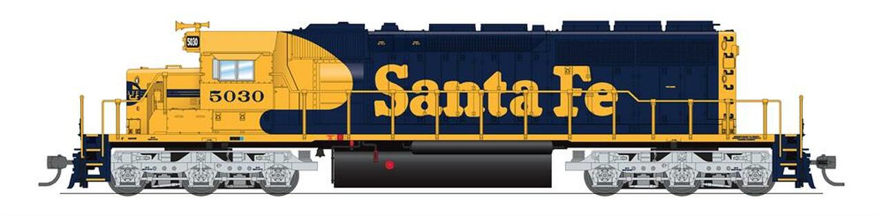Broadway Limited 6774 HO ATSF EMD SD40-2 Diesel Locomotive #5030