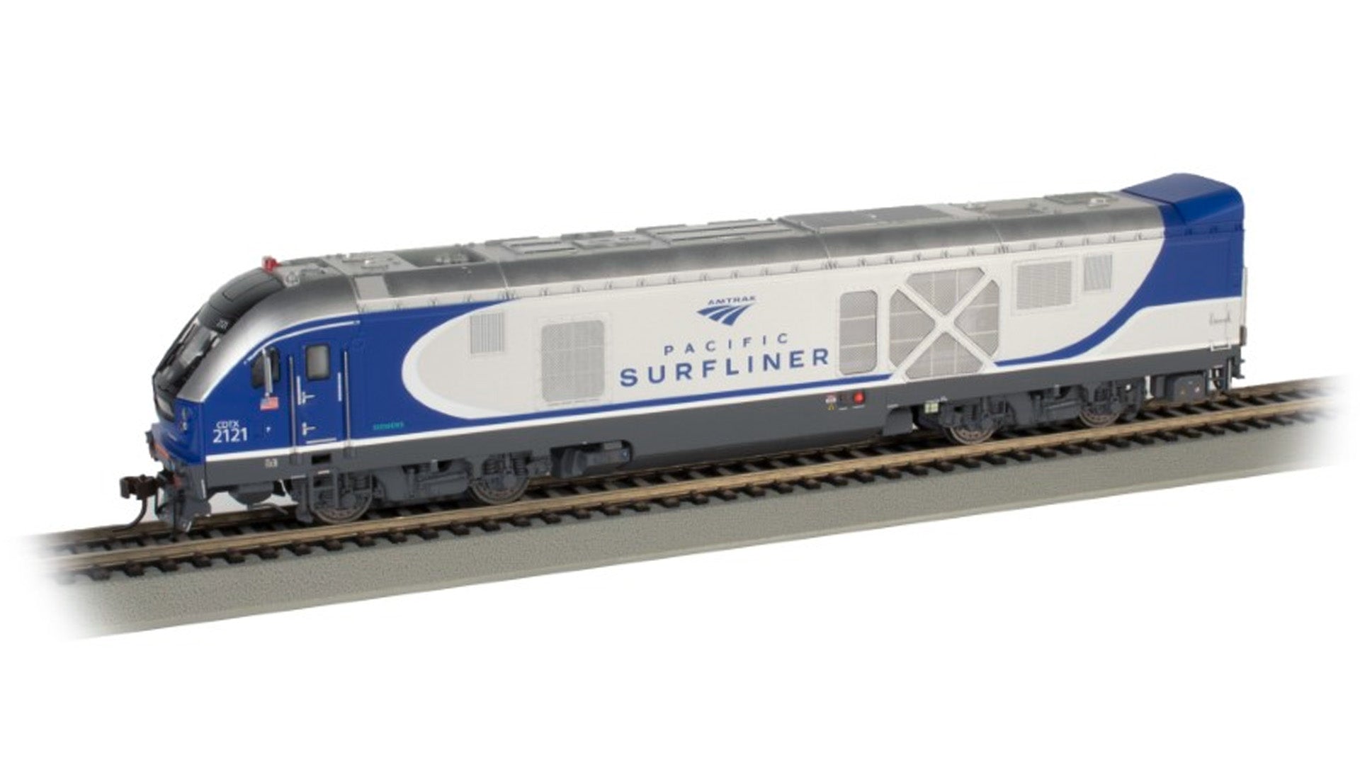 Bachmann 67910 HO AMTK Pacific Surfliner Siemens SC-44 Charger Diesel Loco #2121