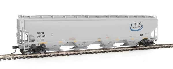 Walthers 920-105849 HO CHSX 67' Trinity 6351 4-Bay Covered Hopper RTR #580139