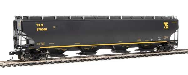 Walthers 920-105861 HO TILX 67' Trinity 6351 4-Bay Covered Hopper RTR #570046