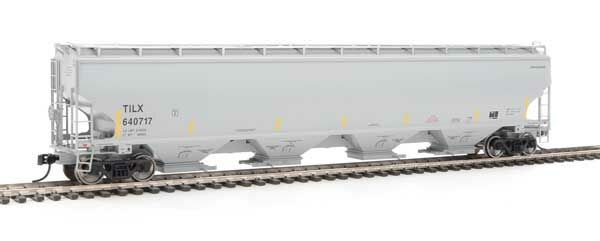Walthers 920-105865 HO TILX 67' Trinity 6351 4-Bay Covered Hopper RTR #640717