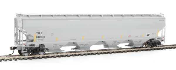 Walthers 920-105866 HO TILX 67' Trinity 6351 4-Bay Covered Hopper RTR #640748