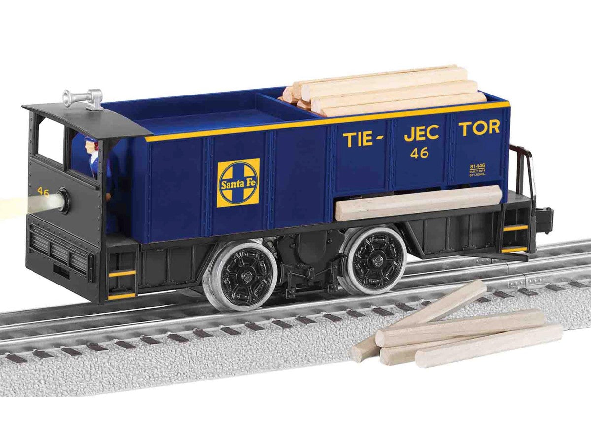 Lionel 6-81446 O Gauge Santa Fe Command Control Tie-Jector