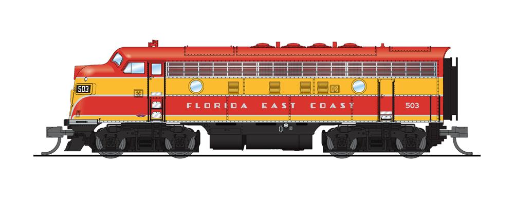 Broadway Limited 6833 N FEC EMD F3 A/B Diesel Locomotive Sound/DC/DCC #503/552