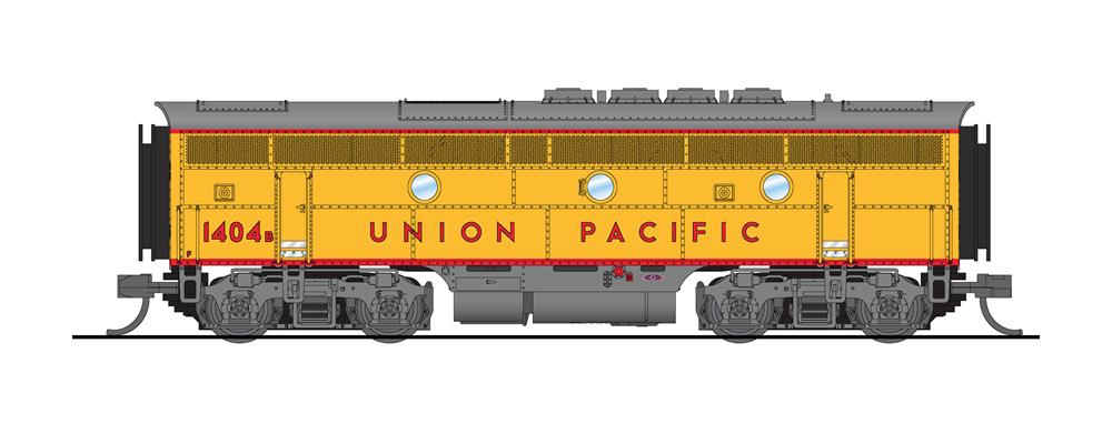 Broadway Limited 6852 N UP EMD F3B Diesel Locomotive Sound/DC/DCC #1408C