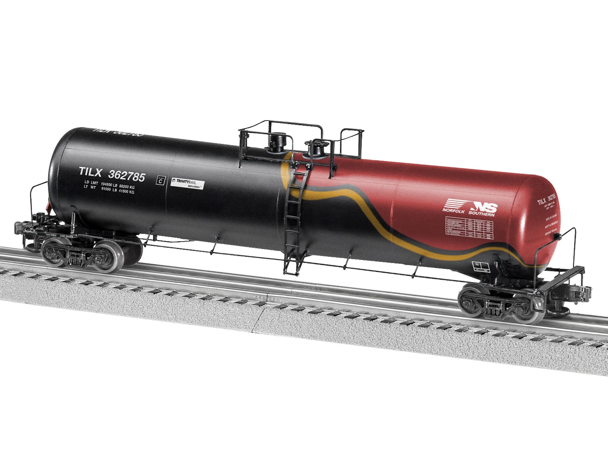 Lionel 6-84438 O Norfolk Southern TILX 30K Gallon Tank Car