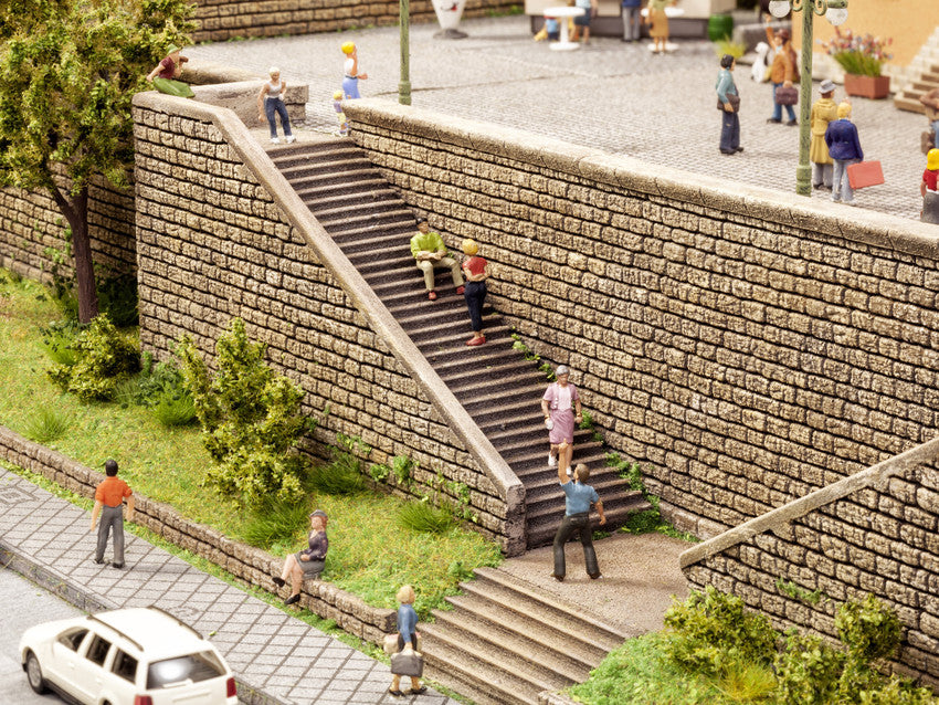 Noch 58303 HO Stairs Set (3)