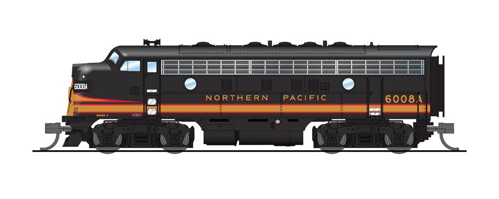 Broadway Limited 6865 N NP EMD F7 A/B Diesel Locomotive Sound/DCC #6008A/6008B