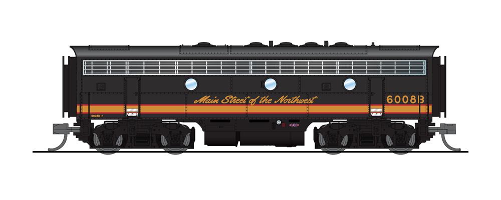 Broadway Limited 6880 N NP EMD F7B Diesel Locomotive Sound/DC/DCC #6008C