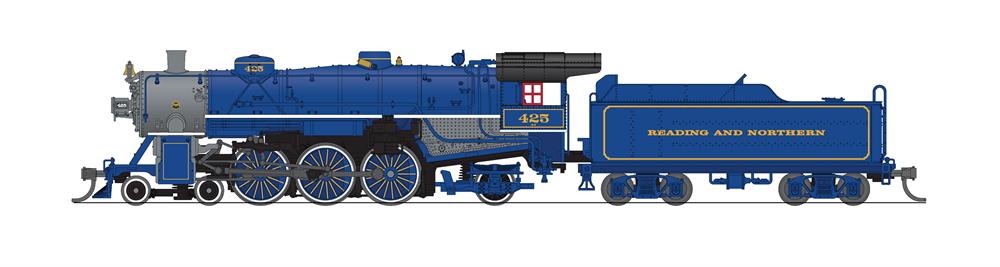 Broadway Limited 6949 N RBMN Light 4-6-2 Steam Locomotive Sound/DC/DCC #425
