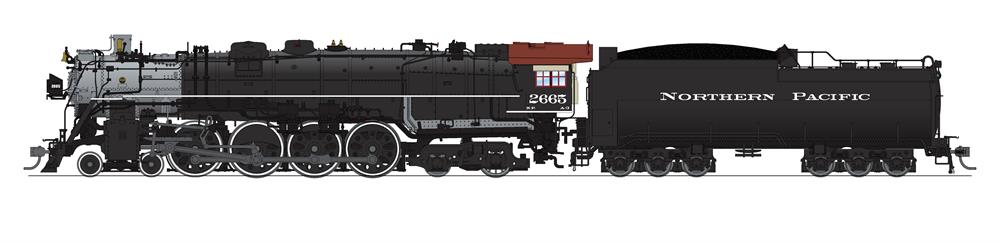 Broadway Limited 6960 HO NP A-3 4-8-4 Hybrid Steam Locomotive Sound/DC/DCC #2661