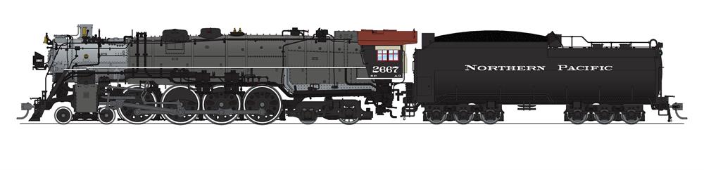Broadway Limited 6962 HO NP A-3 4-8-4 Hybrid Steam Locomotive Sound/DC/DCC #2667