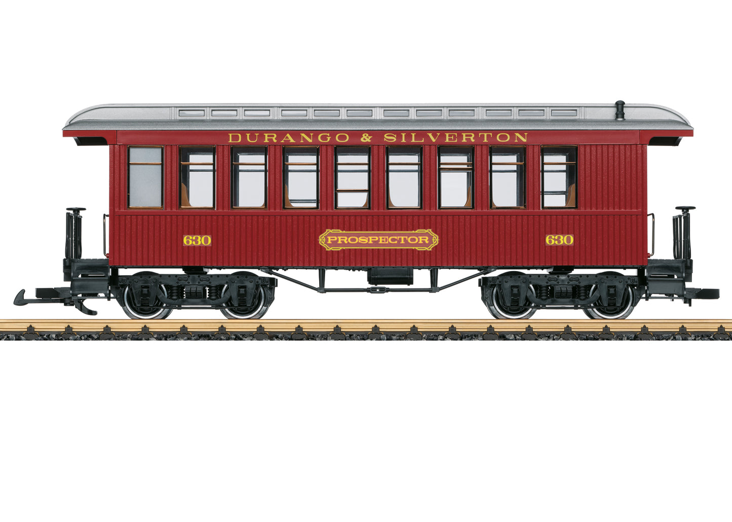 LGB 36820 G Durango & Silverton Railroad Prospector Passenger Car #630