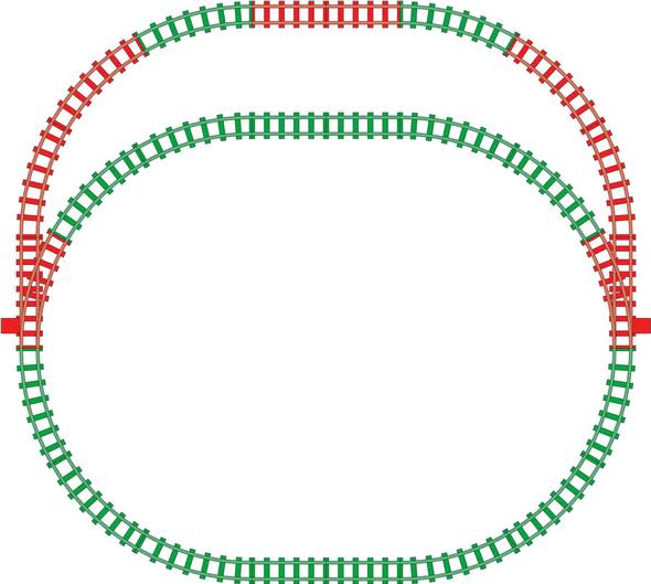 Lionel 7-11113 G Scale Outer Loop Expansion Track Pack