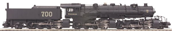 MTH 70-3024-1 Virginian G Scale 2-8-8-8-2 Triplex Steam Engine W/PS2.0