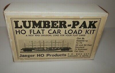 Jaeger Products 700 HO Babine Lumber-Pak Flat Car Load Kit