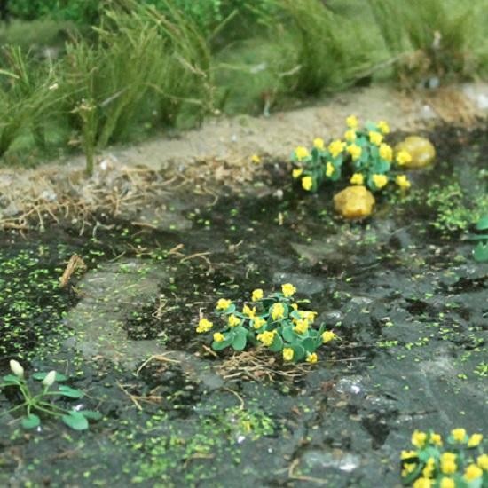 MP Scenery Products 70046 O Scale Marsh Marigold, 14 Pack (5/8" Height)
