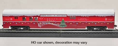 Con-Cor 7012 N North Pole & Southern Smooth-Side Baggage-RPO RTR