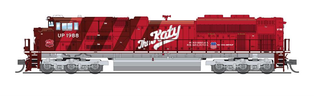 Broadway Limited 7033 N UP MKT Heritage SD70ACe Diesel Locomotive #1988