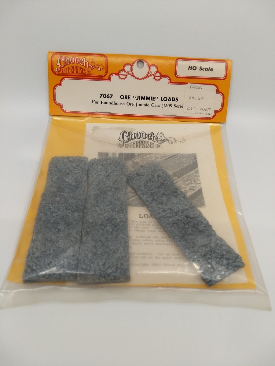 Chooch 7067 HO Ore "Jimmie" Loads for Roundhouse Ore Jimmie Cars (1508 Series)