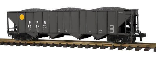 MTH 70-75034 G Scale Pennsylvania Railking 4 Bay Metal Wheels Hopper #225473