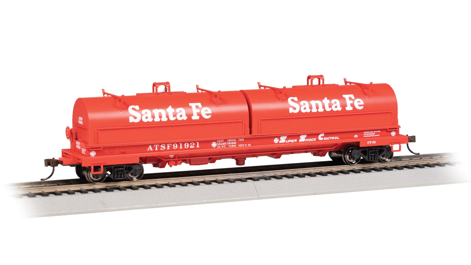 Bachmann 71405 HO Santa Fe 55' Steel Coil Car #91921