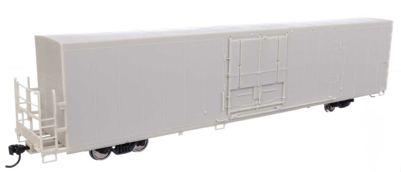 Walthers 910-4100 HO Undecorated 72' Modern Refrigerator Boxcar - RTR