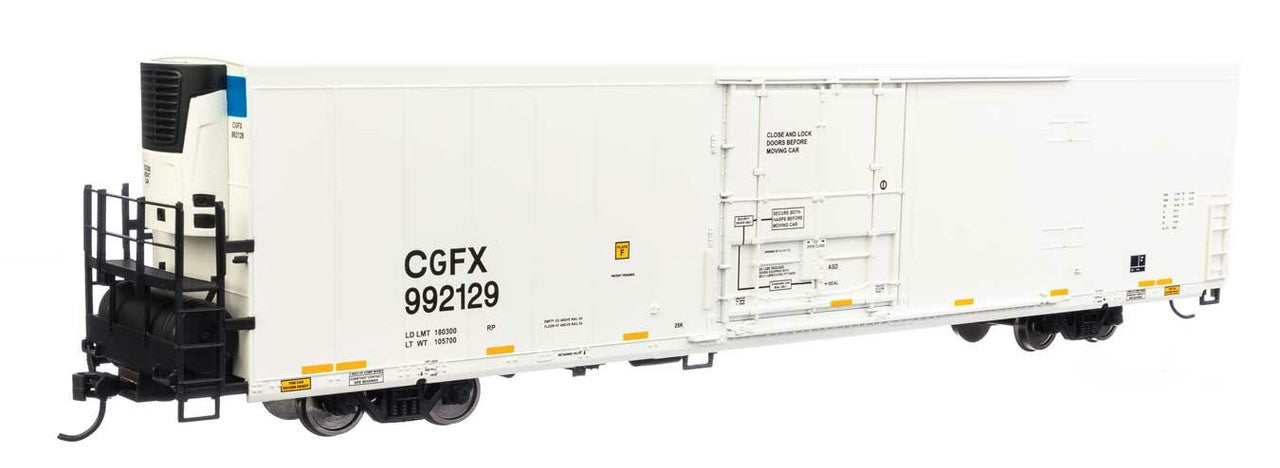 Walthers 910-4121 HO CGFX 72' Modern Refrigerator Boxcar #992129 - RTR