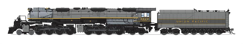 Broadway Limited 7239 N UP 2-Tone Gray Big Boy Steam Locomotive Sound/DCC #4024