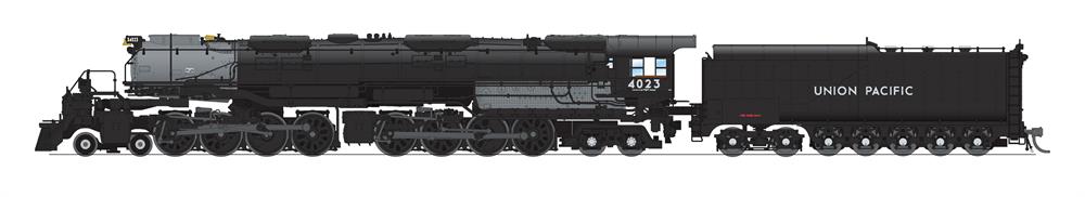 Broadway Limited 7240 N UP Steam Locomotive with 25-C-400 Coal Tender #4023