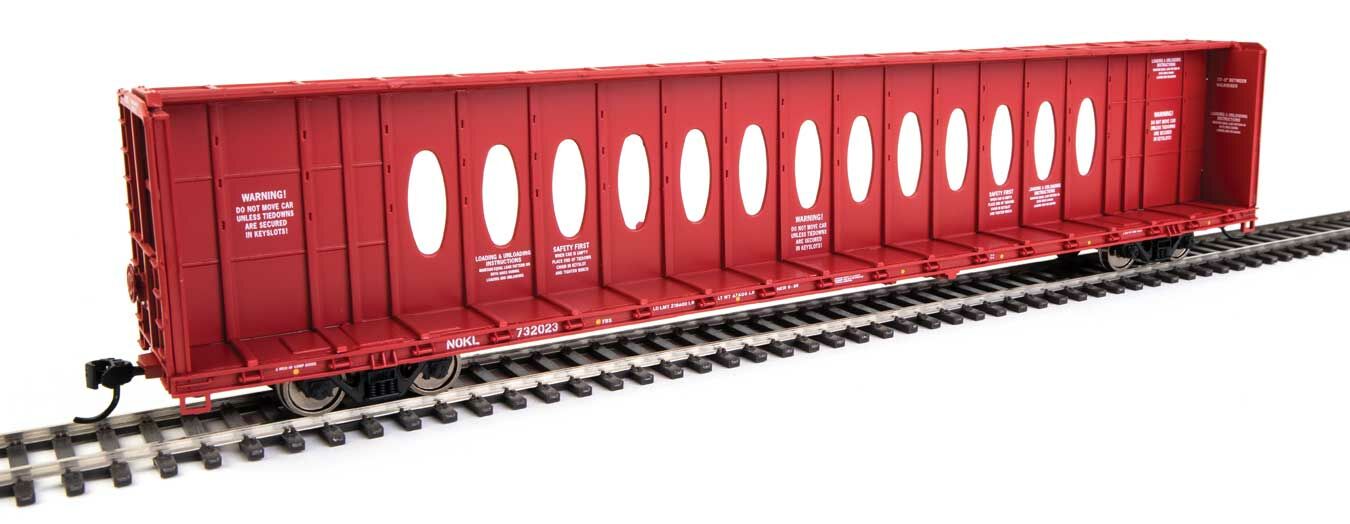 Walthers 910-50720 HO NOKL 72' Centerbeam Flatcar with Opera Windows RTR #732023