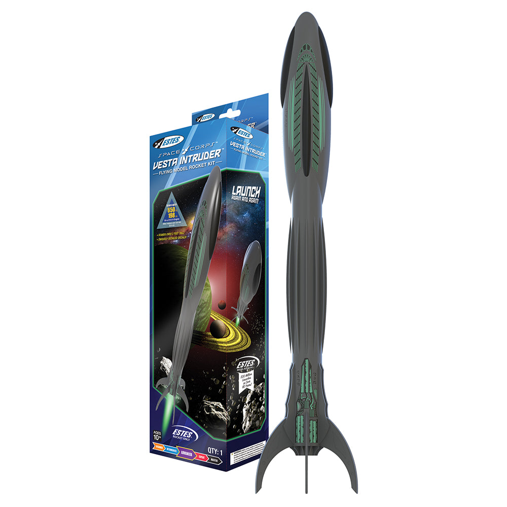 Estes 7312 Space Corps Vesta Intruder Flying Model Rocket Kit