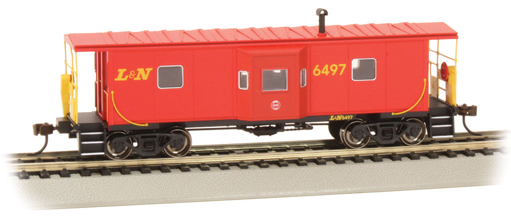 Bachmann 73209 HO Louisville and Nashville Bay-Window Caboose #6497