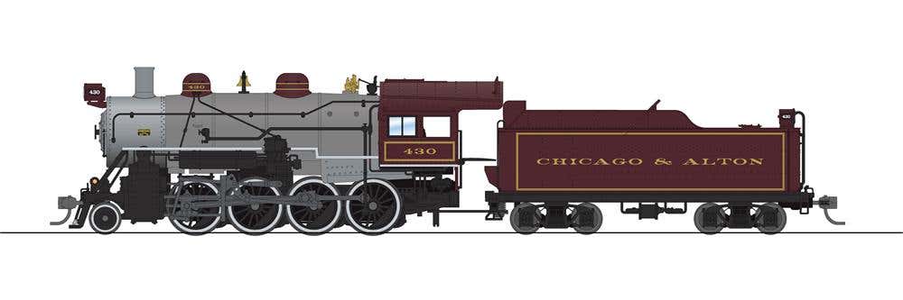 Broadway Limited 7327 HO C&A 2-8-0 Steam Locomotive Paragon4 Sound/DC/DCC #430