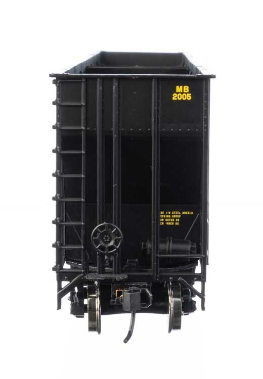 Walthers 910-6761 HO M&B Greenville 7,000 Cubic Foot Wood Chip Hopper RTR #2005