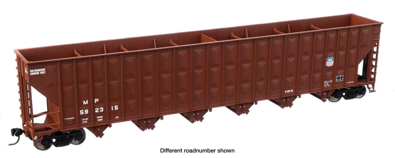 Walthers 910-6788 HO UP Greenville 7,000 Cubic Foot Wood Chip Hopper RTR #592127