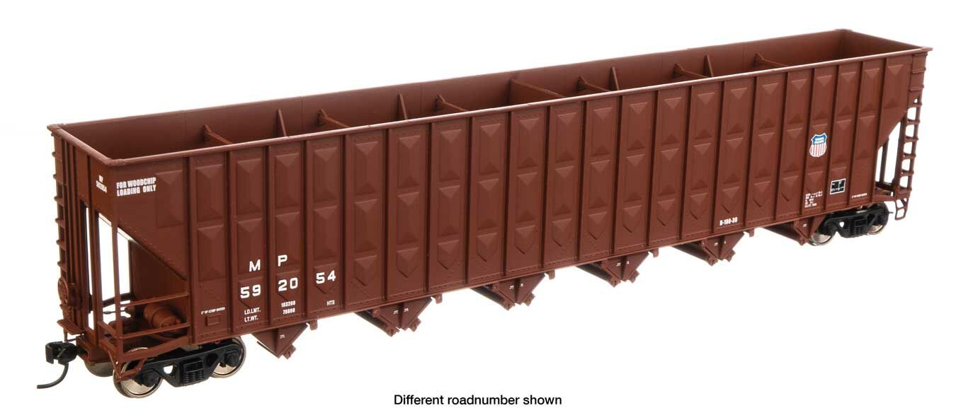 Walthers 910-6789 HO UP Greenville 7,000 Cubic Foot Wood Chip Hopper RTR #592178