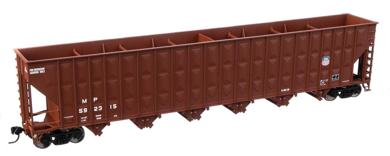 Walthers 910-6790 HO UP Greenville 7,000 Cubic Foot Wood Chip Hopper RTR #592315