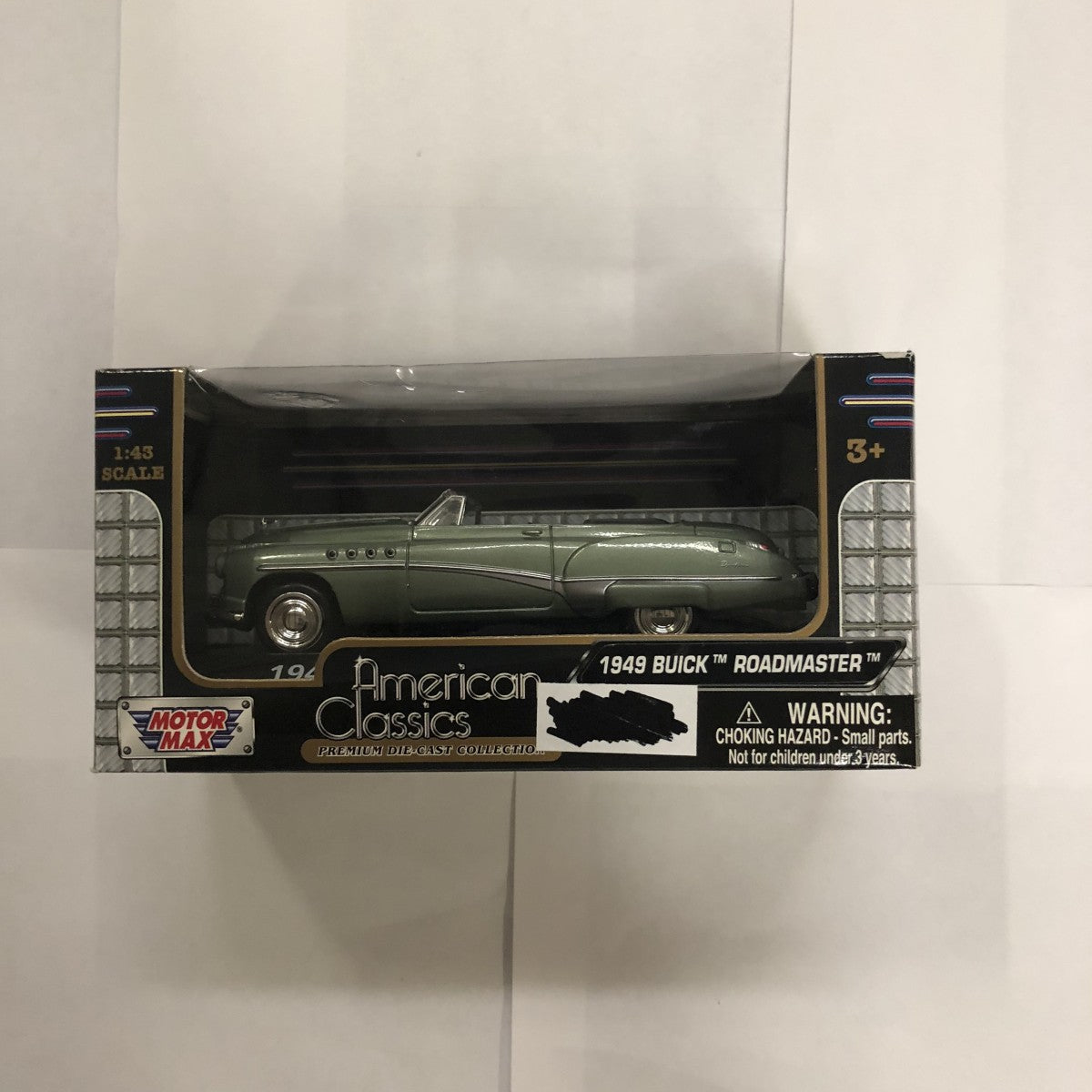 Motormax Toy USA 73415AC 1:43 Scale Green 1949 Buick Roadmaster