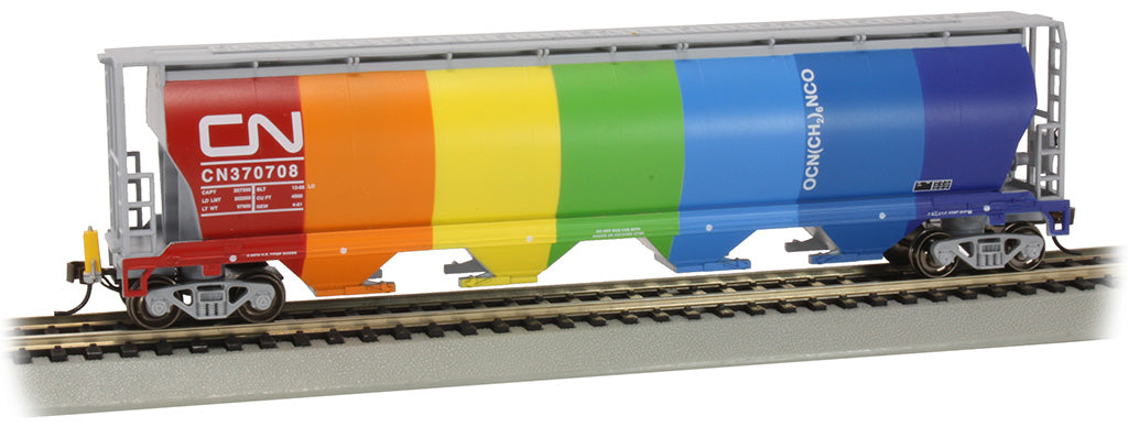 Bachmann 73805 HO CN Demonstrator Cylindrical Grain Hopper with FRED