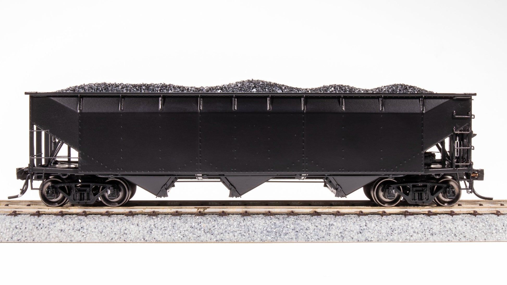 Broadway Limited 7387 HO Undecorated Black AAR 70-Ton Triple Hopper