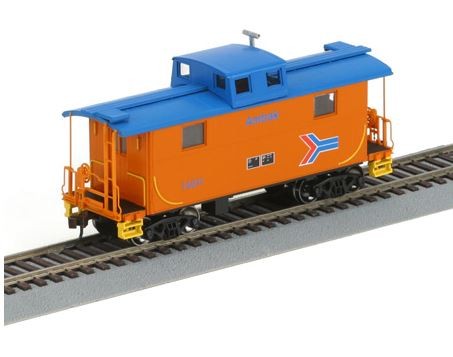 Athearn 74268 HO Amtrak Eastern 2 Window Caboose #14011 - RTR