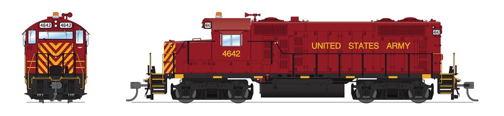 Broadway Limited 7468 HO USAX EMD GP20 Diesel Locomotive with Sound/DC/DCC #4642