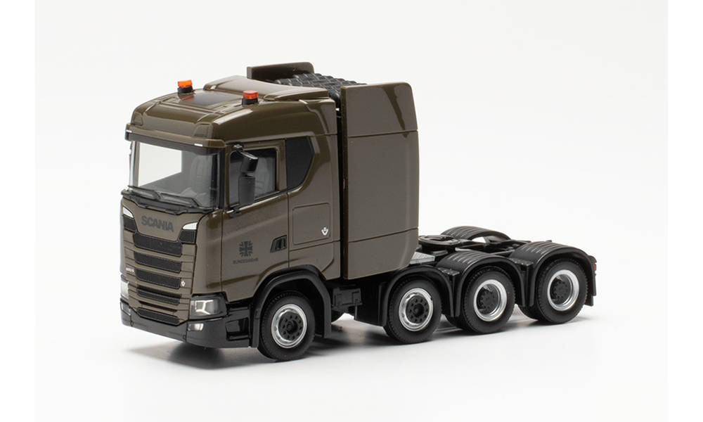 Herpa 746939 1:87 Cab OnlyGerman Army Scania CS20 Heavy Duty Diecast Tractor